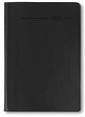 Handwerkerkalender 384 S. kariert A6 PVC schwarz 10,7 x 15,2 1 Tag 1 Seite zeitloses Kalendarium