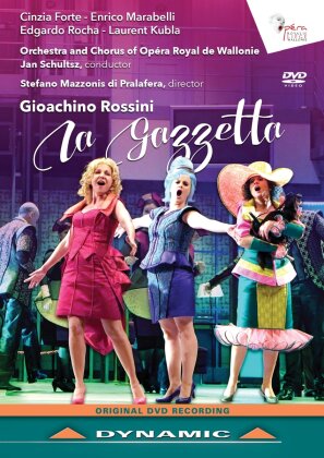 Orchestra Opera Royal De Wallonie, Jan Schultsz & Laurent Kubla - Rossini - La Gazzetta (Dynamic)