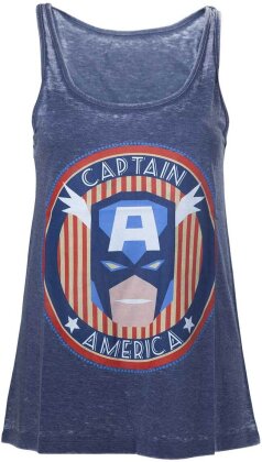 Marvel - Captain America Stars anf Stripes Tanktop - Grösse XL