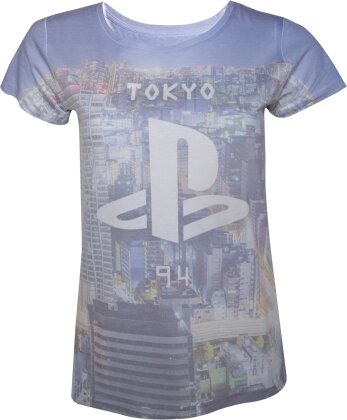 PlayStation - Ladies all over print t-shirt - Grösse L