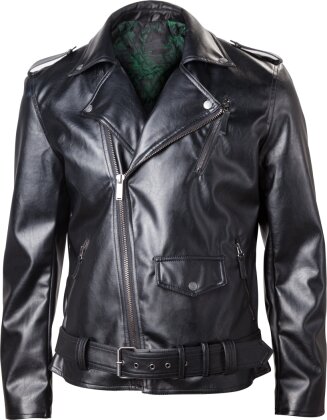 Zelda - PU biker Jacket with embossed Logo