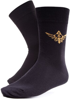 Zelda - Socks with Golden Triforce Logo - Grösse 39/42