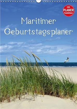 Maritimer Geburtstagsplaner (Wandkalender immerwährend DIN A3 hoch)
