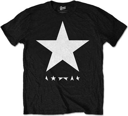 David Bowie Blackstar - White Star on Black Mens TS