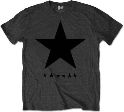 David Bowie Blackstar - Black Star on Grey Mens TS: