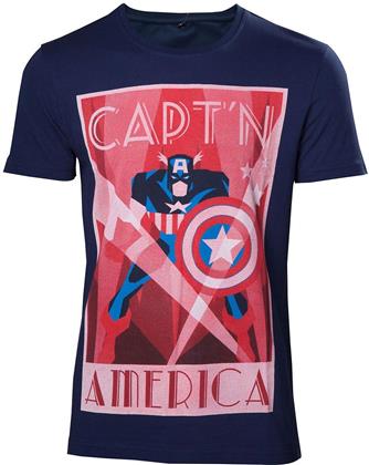 Captain America: Shield Up - T-Shirt [S] - Size S