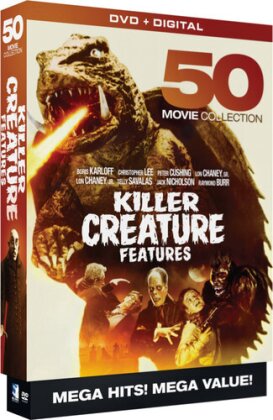 Killer Creature Features - 50 Movie Megapack (10 DVDs)