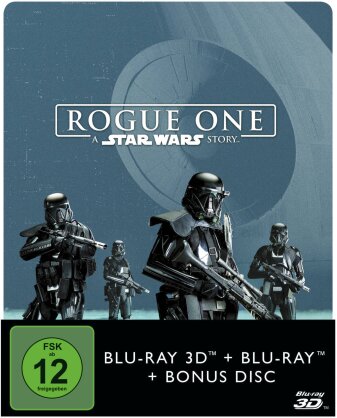 Rogue One - A Star Wars Story (2016) (Limited Edition, Steelbook, Blu-ray 3D + 2 Blu-rays)
