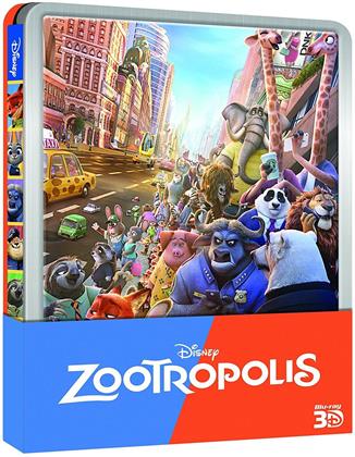 Zootropolis (2016) (Limited Edition, Steelbook, Blu-ray 3D + Blu-ray)