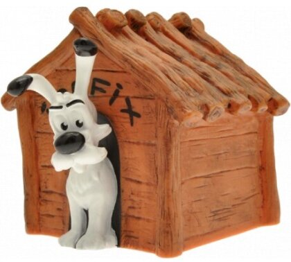 Asterix: Idefix mit Hundehütte - Spardose
