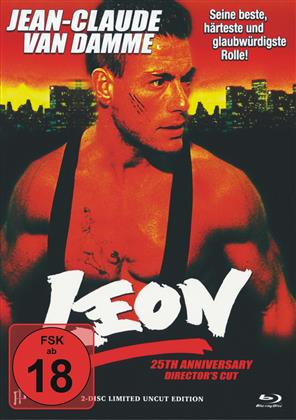 Leon (1990) (Cover B, 25th Anniversary, Director's Cut, Édition Limitée, Mediabook, Uncut, Blu-ray + DVD)
