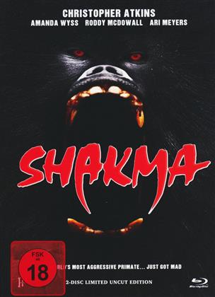 Shakma (1990) (Cover B, Limited Uncut Edition, Mediabook, Blu-ray + DVD)