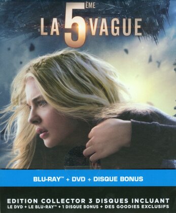 La 5ème vague (2016) (Goodies, Collector's Edition, Limited Edition, 2 Blu-rays + DVD)
