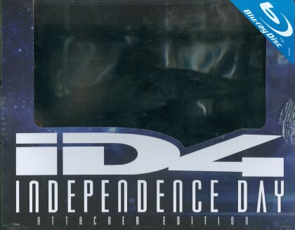 Independence Day (1996) (Coffret Collector Attacker Edition, Version Cinéma, Édition Limitée, Version Longue, 2 Blu-ray)