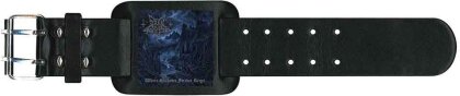 Dark Funeral Leather Wrist Strap - Where Shadows Forever Reign