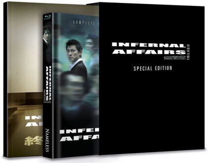Infernal Affairs Trilogie (Complete Collection, Fotobuch, Mediabook, 3 Blu-rays)