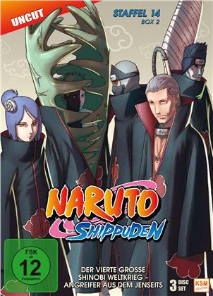 Naruto Shippuden - Staffel 14 Box 2 (Uncut, 3 DVD)