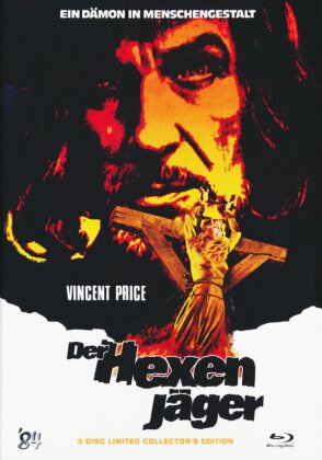 Der Hexenjäger (1968) (Cover B, Limited Collector's Edition, Mediabook, Blu-ray + 2 DVDs)