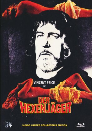 Der Hexenjäger (1968) (Cover C, Limited Collector's Edition, Mediabook, Blu-ray + 2 DVDs)