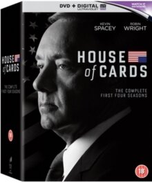 House of Cards - Seasons 1-4 (16 DVDs)