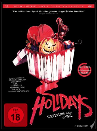 Holidays (2016) (Limited Collector's Edition, Mediabook, Uncut, Blu-ray + DVD)