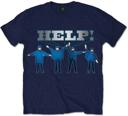 Beatles,The - Help! (Blue) T-Shirt