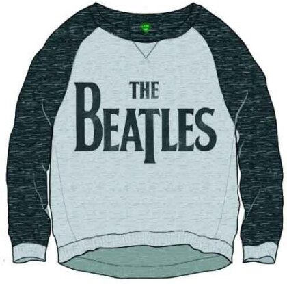 The Beatles Ladies Sweatshirt - Drop T Logo (Cropped)