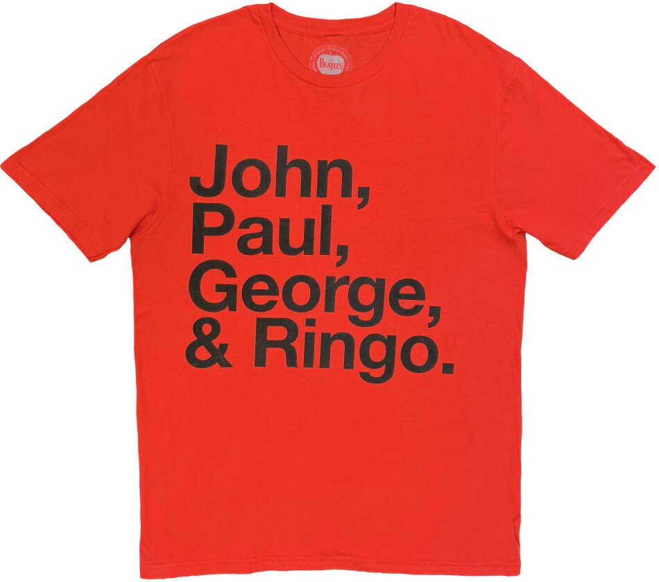 The Beatles - John, Paul, George & Ringo Red