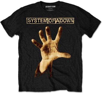 System Of A Down Hand Mens Blk TS - Large