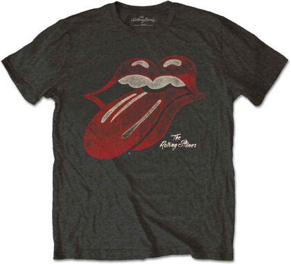 The Rolling Stones Unisex T-Shirt - Vintage Tongue Logo