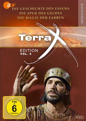 Terra X Edition - Vol. 5: Die Geschichte des Essens / Die Spur des Geldes / Die Magie der Farben (3 DVDs)