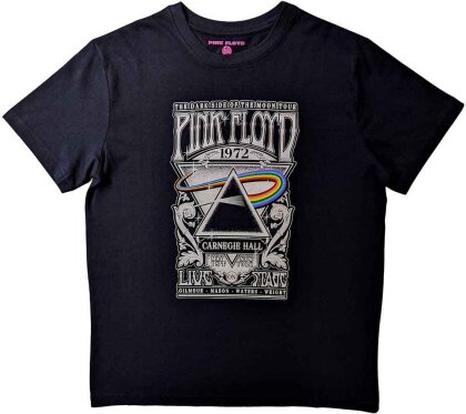 Pink Floyd Unisex T-Shirt - Carnegie Hall Poster