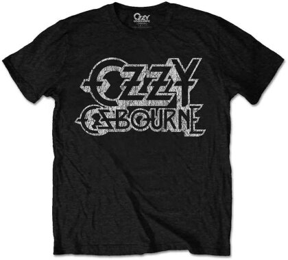 Ozzy Osbourne Vintage Logo Mens Blk TS - Medium