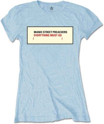 Manic Street Preachers Ladies T-Shirt - Everything Must Go
