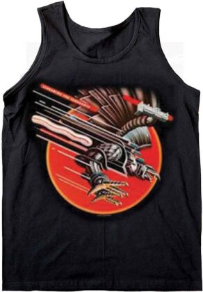 Judas Priest Ladies Vest T-Shirt - Vengeance (Embellished)