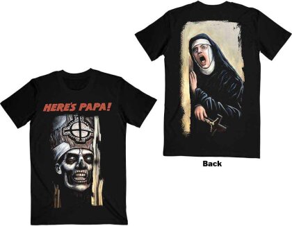 Ghost Unisex T-Shirt - Here's Papa (Back Print)