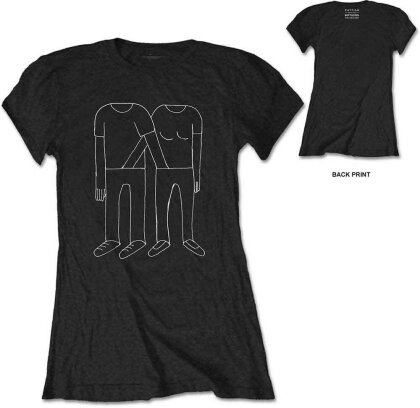 Catfish & The Bottlemen Ladies T-Shirt - Hands Down Pants (Back Print) - Grösse XXL