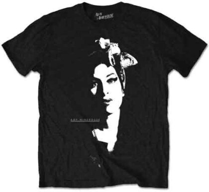 Amy Winehouse Unisex T-Shirt - Scarf Portrait