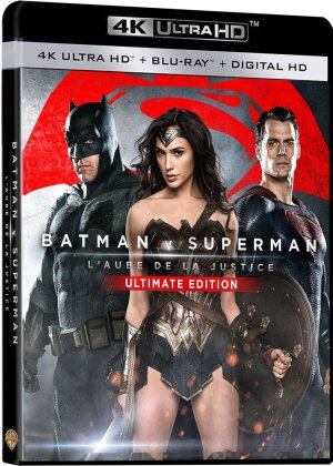 Batman v Superman - L’Aube de la Justice (2016) (Cinema Version, Ultimate Edition, 4K Ultra HD + Blu-ray)