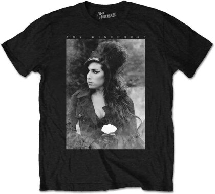 Amy Winehouse Unisex T-Shirt - Flower Portrait