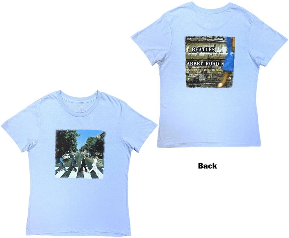 The Beatles Ladies Premium Tee - Abbey Road (Back Print)