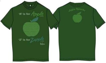 The Beatles Unisex T-Shirt - A is for Apple (Back Print) - Grösse XXL