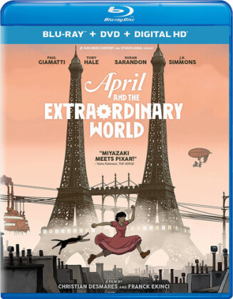 April and the Extraordinary World (2015) (Blu-ray + DVD)