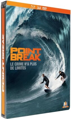 Point Break (2015) (Édition Limitée, Steelbook, Blu-ray 3D + Blu-ray + DVD)