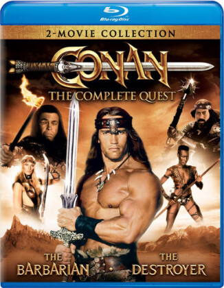Conan: The Complete Quest - The Barbarien / The Destroyer (2 Blu-rays)