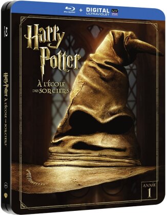 Harry Potter à l'ecole des sorciers (2001) (Version Cinéma, Édition Limitée, Version Longue, Steelbook, 2 Blu-ray)