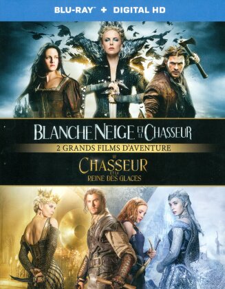 Blanche Neige et le chasseur / Le Chasseur et la Reine des Glaces (Kinoversion, Langfassung, 2 Blu-rays)