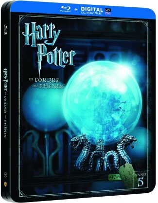 Harry Potter et l'ordre du Phénix (2007) (Limited Edition, Steelbook, 2 Blu-rays)