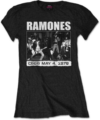 Ramones Ladies T-Shirt - CBGB 1978