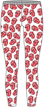 The Rolling Stones Ladies Leggings - Classic Tongue Pattern (Medium/Large) - Grösse M